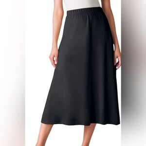 Woman Within 7 day Knit A Line Skirt